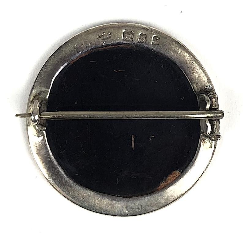 1924 British Empire Exhibition Wembley Lion Hm silver brooch — image 2