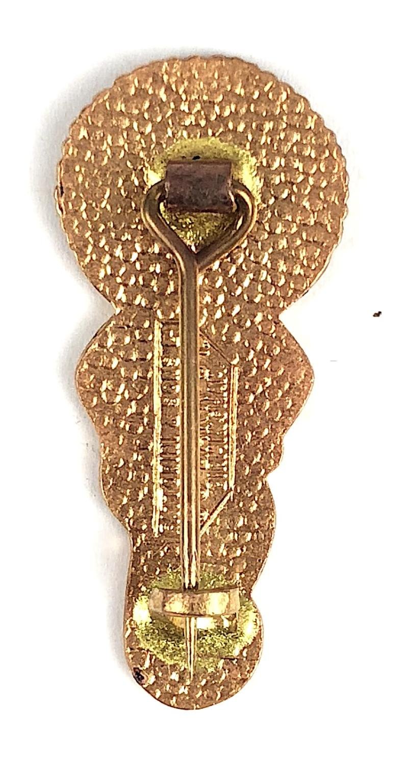 Robertsons Golly standard white waistcoat advertising bobble back badge Fattorini Birmingham — image 2