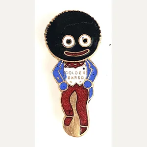 Robertsons Golly standard white waistcoat advertising bobble back badge Fattorini …