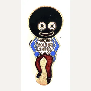 Robertsons Golly standard white waistcoat advertising badge J.R.Gaunt