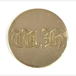 The Wilton Hunt Club brass engraved script button c. late …