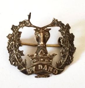 WW1 Period Gordon Highlanders Sweetheart Badge