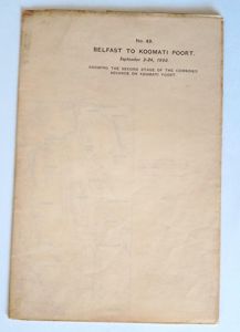 Boer War Period Campaign Map {No 49}