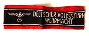 Third Reich 'DEUTSCHER VOLKSSTRUM ' Armband