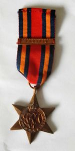 Burma Star with original 'Pacific' Clasp