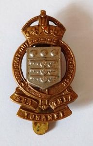 WW2 Period Royal Ordinance Corp Bi-metal Badge