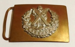 Cameron Highlanders Belt Plate