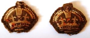 Matching Pair of British Officers or W.O Rank Insignia
