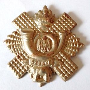 WW2 Highland Light Infantry Cap Badge