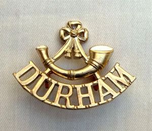 Durham LI Shoulder Title