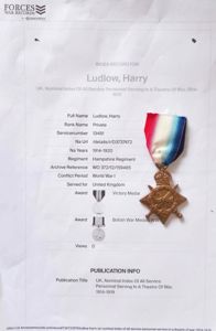 WW1 1914/15 Star to The Hampshire Regiment with Research Documentation