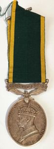 Territorial Medal to The Royal Army Service Corp