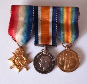 WW1 Miniature Trio Medal Group