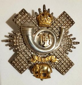 WW2 Period Highland Light Infantry Officers Badge by 'J & …