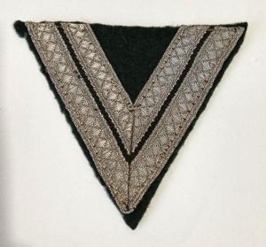Third Reich Army Rank Cloth Sleeve Badge