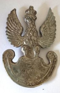 Completely Untouched WW2 Polish Army Cap Badge