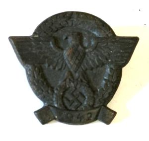 Third Reich Police Tinnie Badge