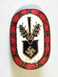 Third Reich R.A.D Enamel Membership Pin Badge