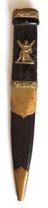 Untouched Victorian / WW1 Period Black Watch Officers Sgian Dubh …