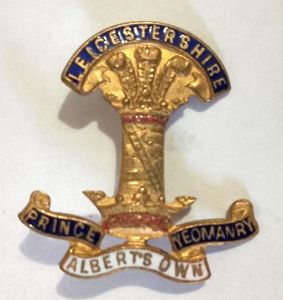 Prince Alberts Own Leicestershire Yeomanry Sweetheart Badge