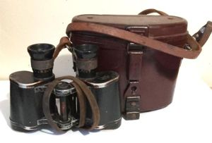 Third Reich Binoculars with Bakelite Case