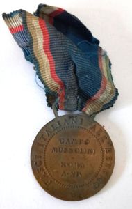 WW2 Period Italian Medal with Ribbon