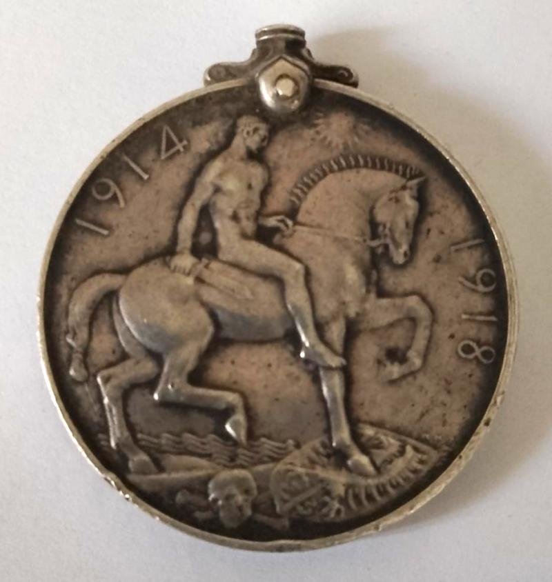 WW1 War Medal Minus Suspender to The Labour Corp — image 2