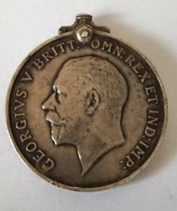 WW1 War Medal Minus Suspender to The Labour Corp