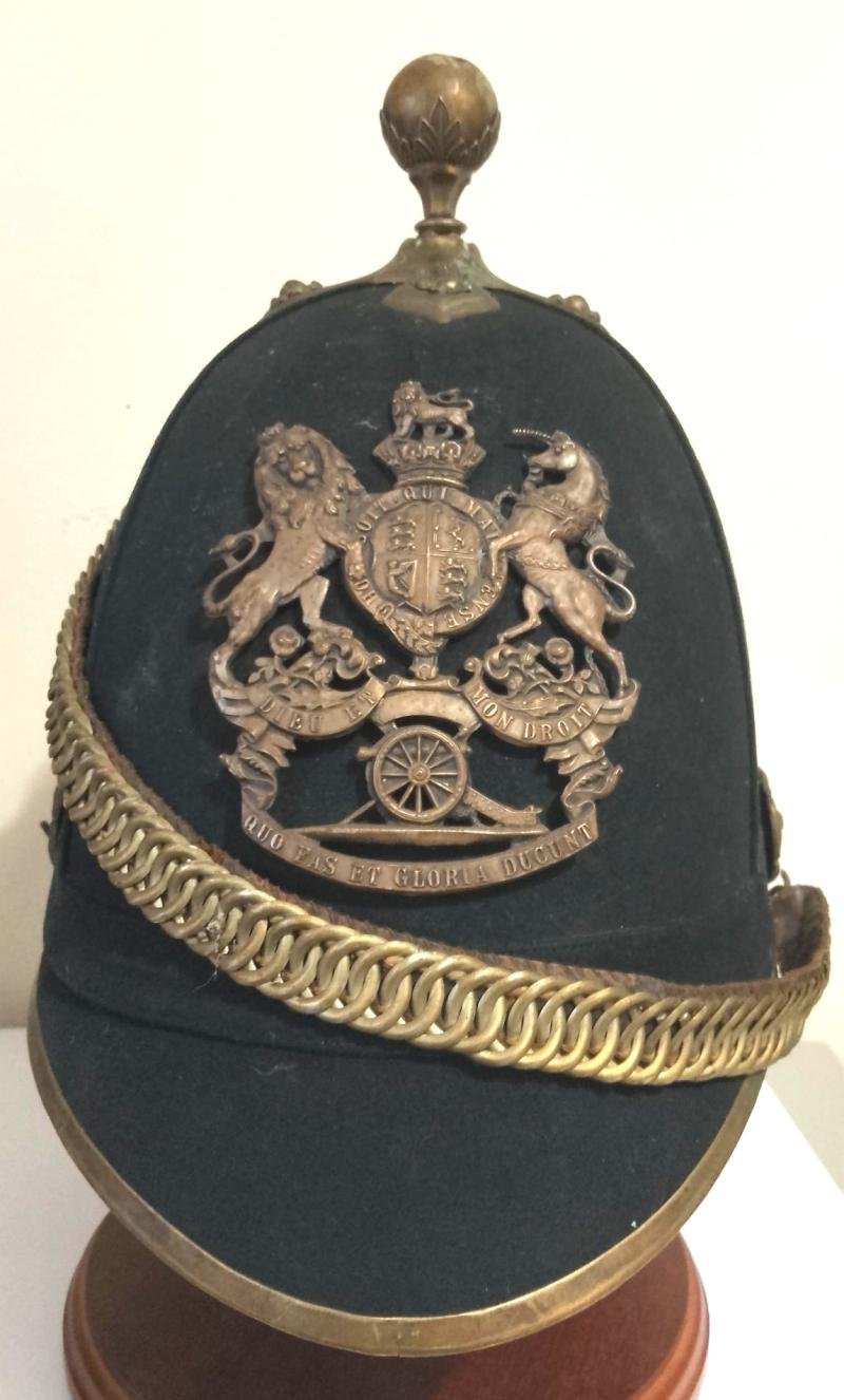 Victorian Period Royal Artillery Home Service Helmet — image 2