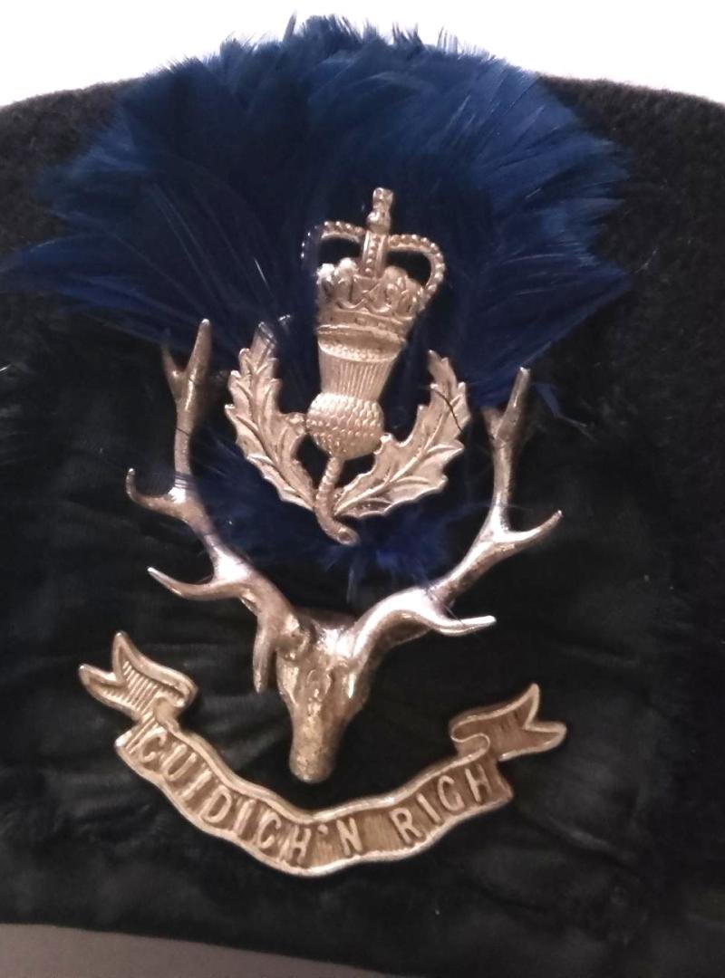 Queens Own Highlanders NCO / Officers Glengarry — image 2