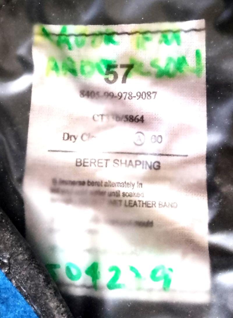 United Nations Officers Beret Personalised to Major — image 4