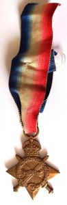 Royal Scots 1914/15 Mons Star with Ribbon