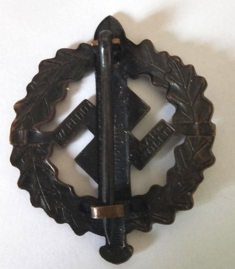 Third Reich S.A Sports Award in Bronze — image 2