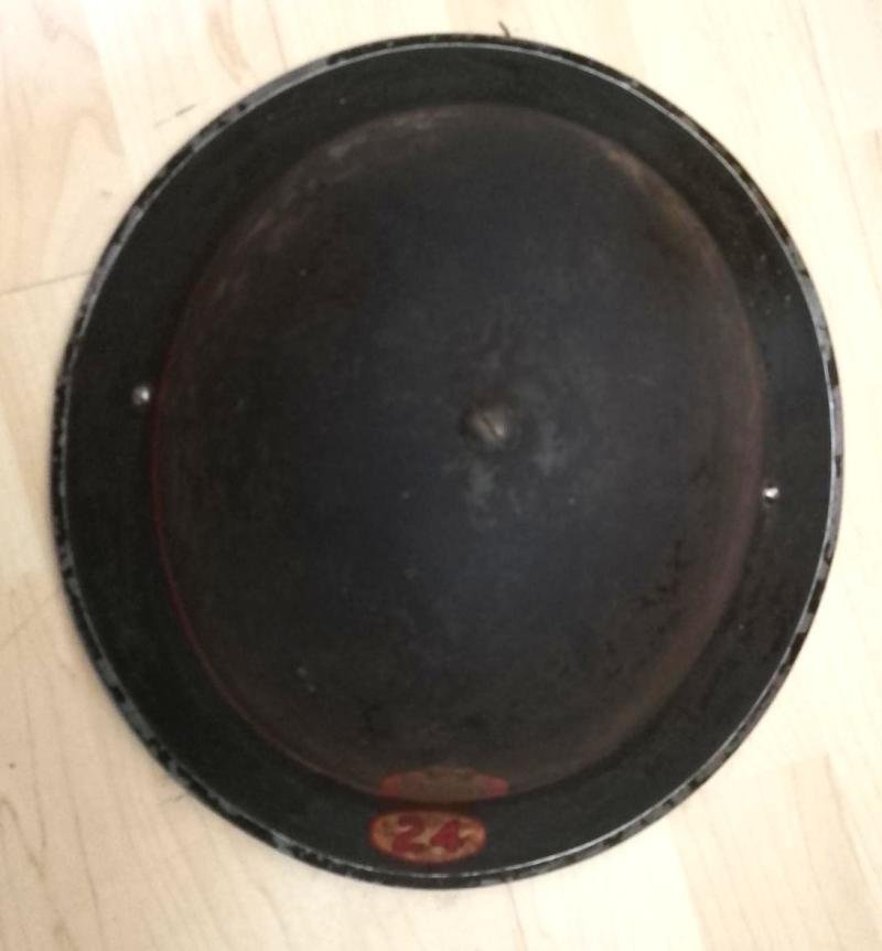 WW2 British Fire Service Helmet — image 2