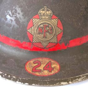 WW2 British Fire Service Helmet