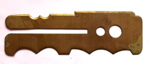 1955 Dated WD Brass Button Stick