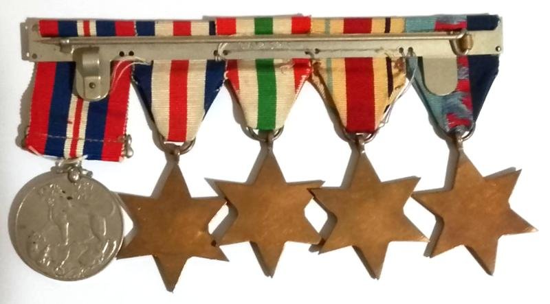 WW2 British Medal Group Swing Mounted for wear — image 3