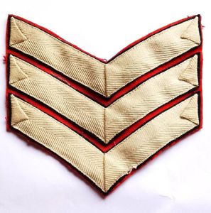 Vintage Sgt Formal Dress Rank Stripes