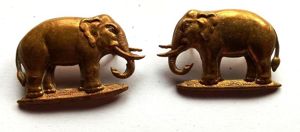 Matching Pair of Seaforth Highlanders Collars