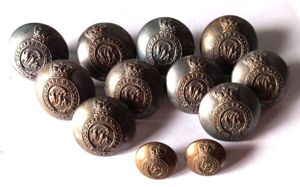 Victorian Royal Engineers Volunteer Tunic Buttons