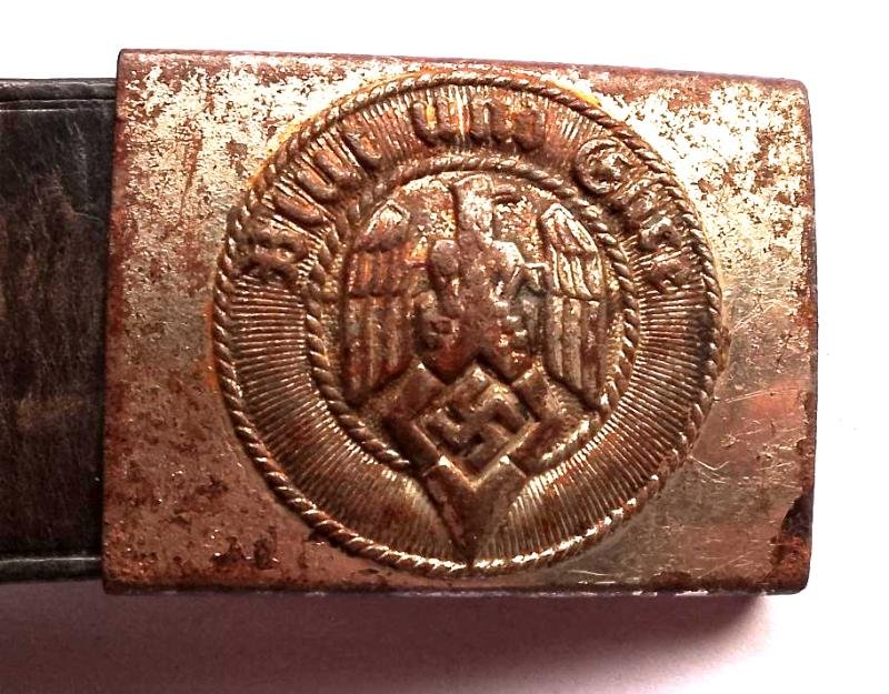 Untouched Hitler Youth Belt & Buckle — image 2