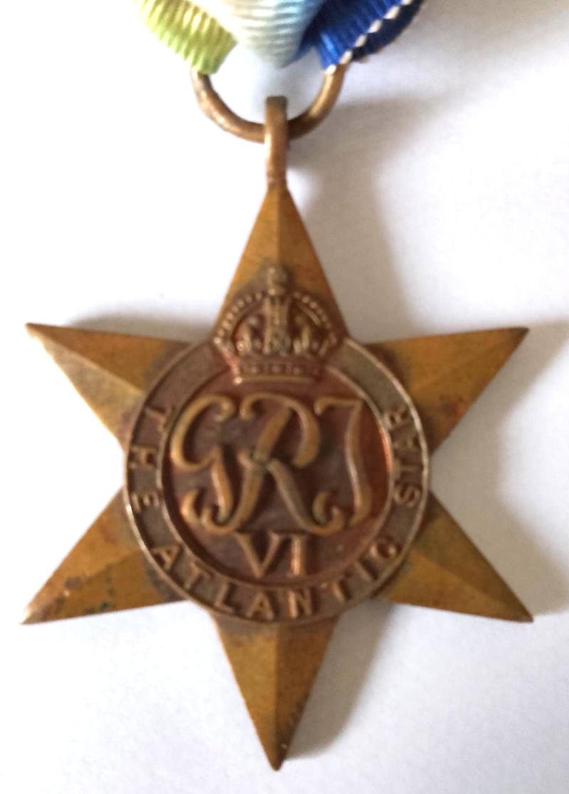 WW2 Atlantic Star Campaign Medal — image 2