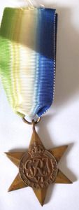 WW2 Atlantic Star Campaign Medal