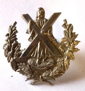 Cameron Highlanders Sporran Badge