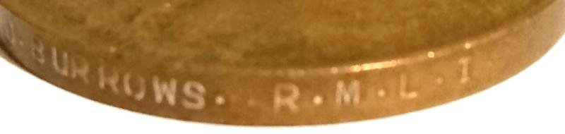 WW1 Victory Medal with Ribbon to The Royal Marine Light Infantry — image 5