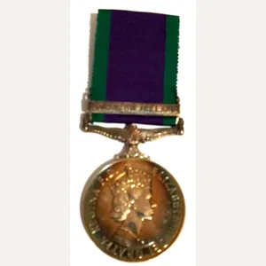 General Service Medal to the R.E.M.E witt Northern Ireland Clasp
