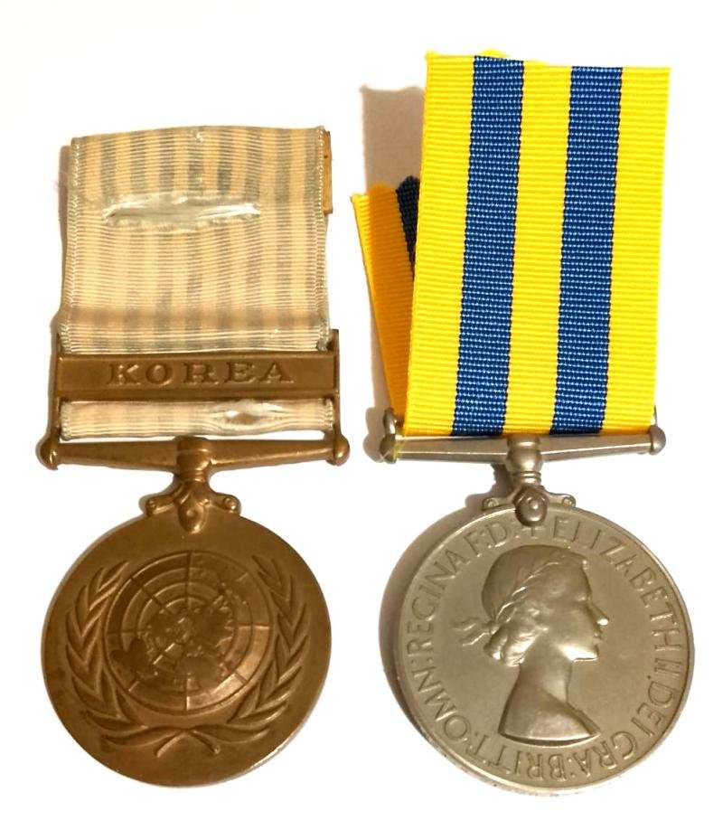 Korean Medal Pair to The Royal Signals