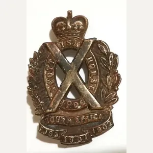 Scottish Horse Cap Badge
