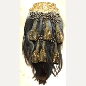 Post 1902 Officers Queens Own Cameron Highlanders by the well …