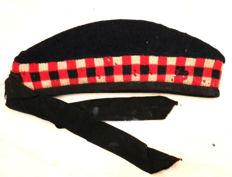 Untouched Inter War Royal Scots Fusiliers Glengarry Cap — image 2